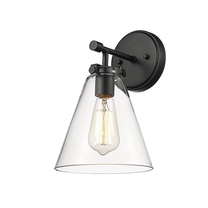 Millennium Lighting Aliza 1Lt Wall Sconce, Black - 8121-MB
