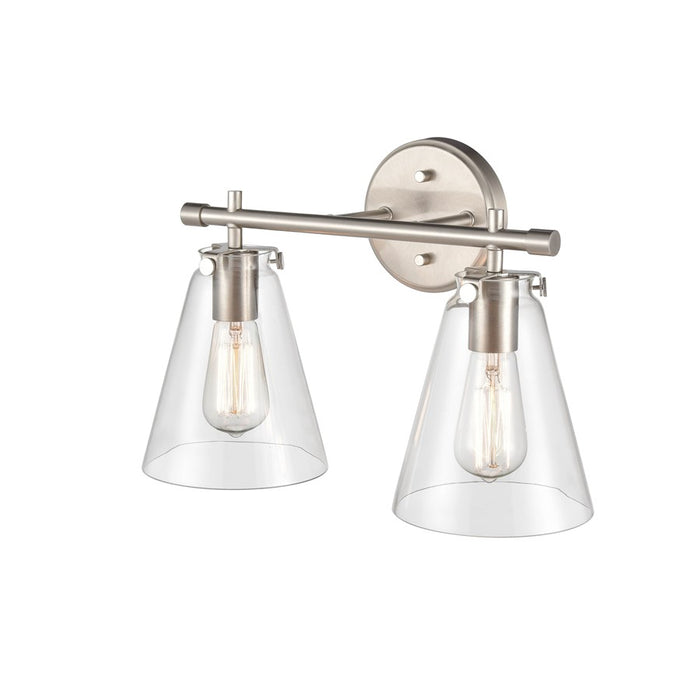 Millennium Lighting Aliza 2Lt Vanity, Brushed Nickel - 8122-BN