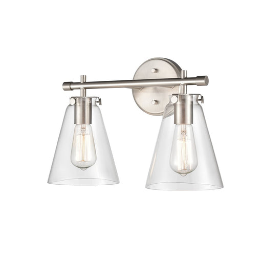 Millennium Lighting Aliza 2Lt Vanity, Brushed Nickel