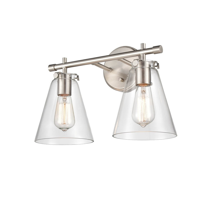 Millennium Lighting Aliza 2Lt Vanity, Brushed Nickel