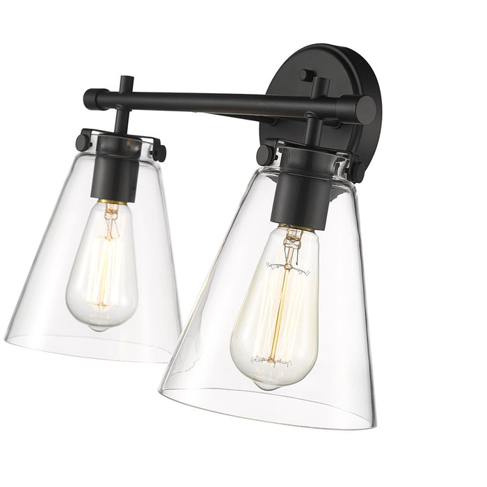 Millennium Lighting Aliza 2Lt Vanity, Black