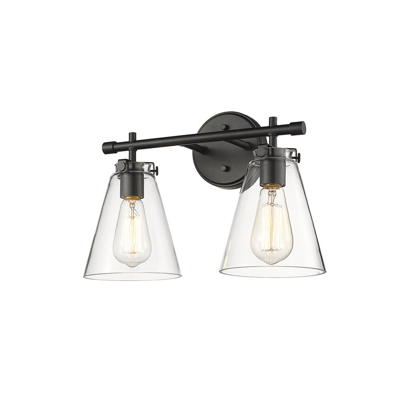 Millennium Lighting Aliza 2Lt Vanity, Black