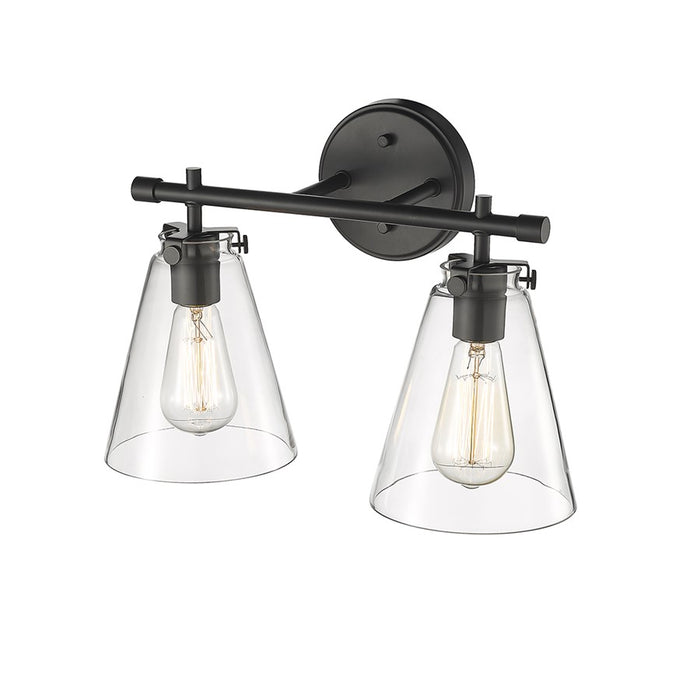 Millennium Lighting Aliza 2Lt Vanity, Black