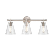 Millennium Lighting Aliza 3Lt Vanity, Brushed Nickel - 8123-BN