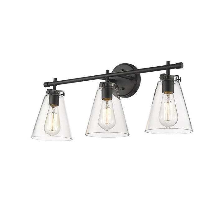 Millennium Lighting Aliza 3Lt Vanity, Black