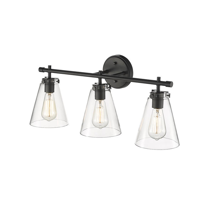 Millennium Lighting Aliza 3Lt Vanity, Black
