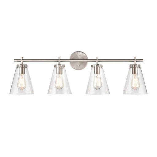 Millennium Lighting Aliza 4Lt Bathroom Vanity Light, Brushed Nickel - 8124-BN