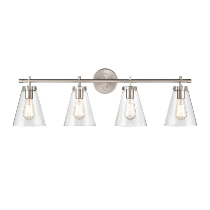 Millennium Lighting Aliza 4Lt Bathroom Vanity Light, Brushed Nickel - 8124-BN