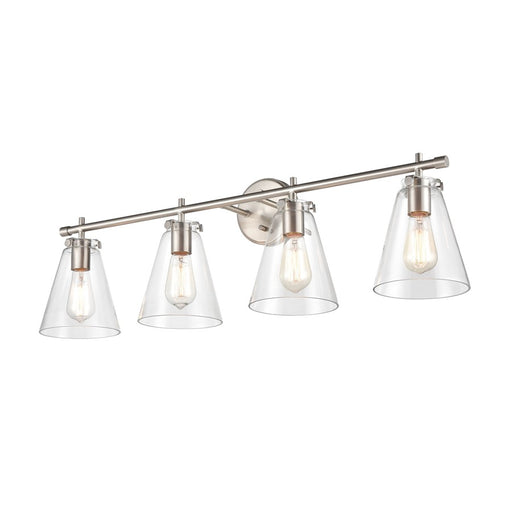 Millennium Lighting Aliza 4Lt Bathroom Vanity Light, Brushed Nickel