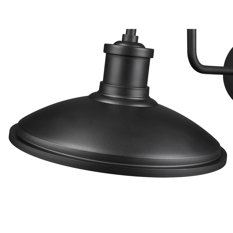 Millennium Calhoun 10.5" High 1Lt Outdoor Wall Sconce, Black/