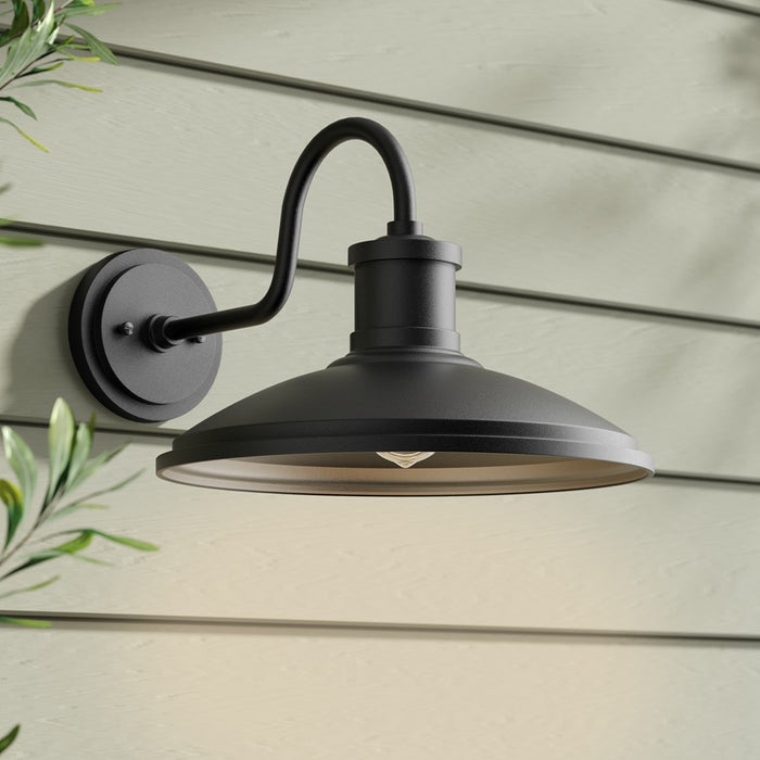 Millennium Calhoun 10.5" High 1Lt Outdoor Wall Sconce, Black/