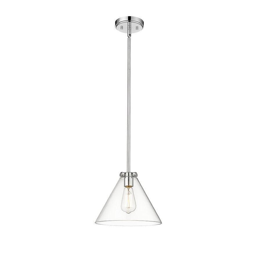 Millennium Lighting Aliza 1Lt Pendant, Polished Chrome - 8141-CH