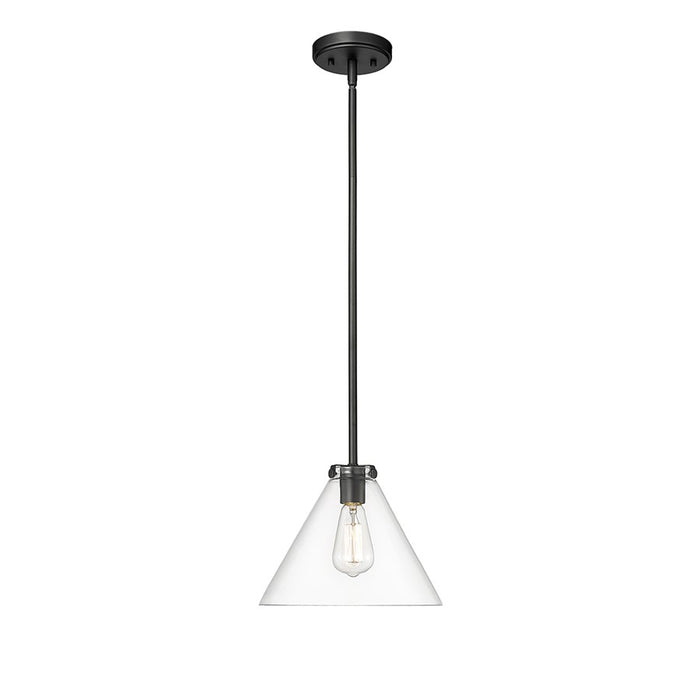 Millennium Lighting Aliza 1Lt Pendant, Black - 8141-MB