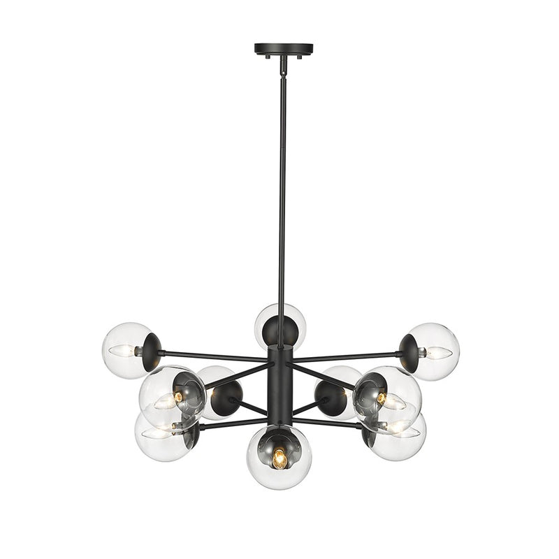 Millennium Lighting Avell 1Lt Chandelier, Black