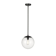 Millennium Lighting Avell 1Lt Pendant, Black - 8151-MB