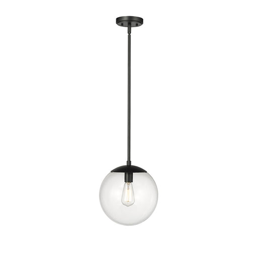 Millennium Lighting Avell 1Lt Pendant, Black - 8151-MB