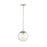 Millennium Lighting Avell 1Lt Pendant, Modern Gold - 8151-MG