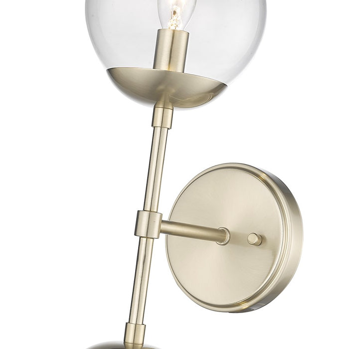 Millennium Lighting Avell 2Lt Wall Sconce, Modern Gold