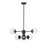 Millennium Lighting Avell 6Lt Pendant, Black - 8156-MB