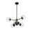 Millennium Lighting Avell 6Lt Pendant, Black