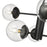 Millennium Lighting Avell 6Lt Pendant, Black