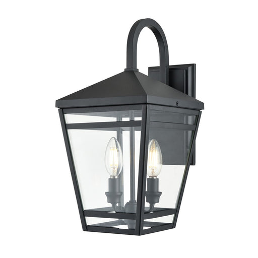 Millennium Lighting Seager 2Lt 16" Outdoor Wall Sconce, Black