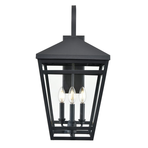 Millennium Lighting Seager 3Lt Outdoor Wall Sconce, Textured Black - 82104-TBK