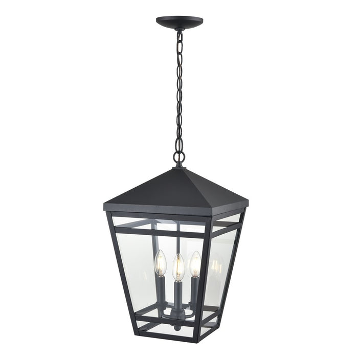 Millennium Lighting Seager 3Lt Outdoor Hanging Lantern, Black