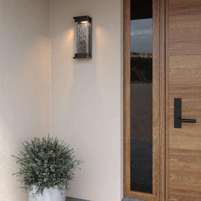 Millennium Lighting Ederle 1Lt 16" Outdoor Wall Sconce, Coated Black