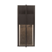 Millennium Lighting Kingler 14" LED Outdoor Wall Sconce, Black - 83101-PBK