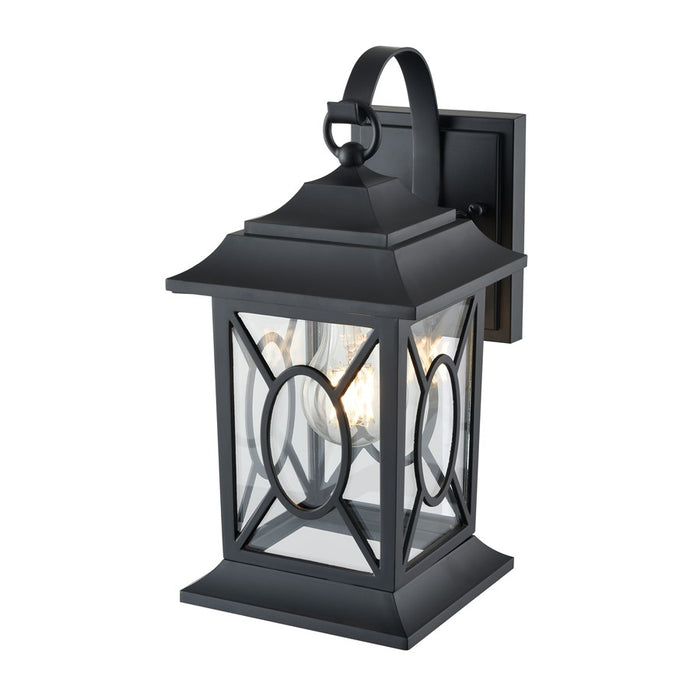 Millennium Lighting Allbert 1Lt Outdoor Wall Sconce, Black
