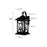 Millennium Lighting Allbert 2Lt Outdoor Wall Sconce, Black