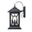 Millennium Lighting Allbert 3Lt Outdoor Wall Sconce, Black
