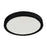 RP Lighting 7" Ultra Slim Round Disk 14W, Black/Frosted - 8536-1BK-HO-90-3K