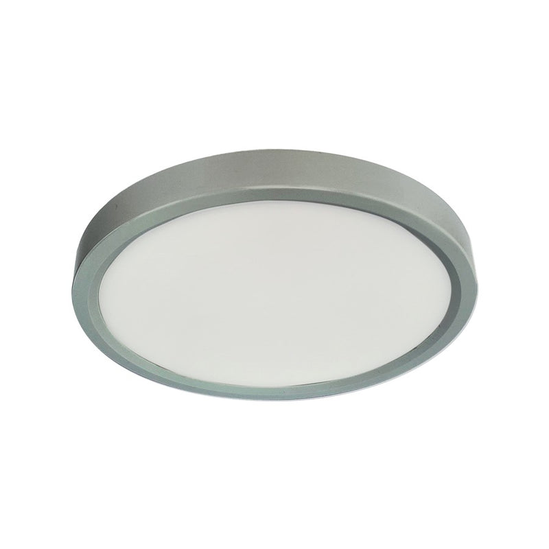 RP Lighting 7" Ultra Slim Round Disk 14W/3K, NK/Frosted - 8536-1BN-90-3K
