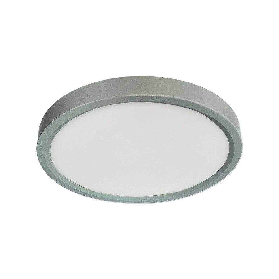 RP Lighting 7" Ultra Slim Round Disk 14W/3K, NK/Frosted - 8536-1BN-90-3K