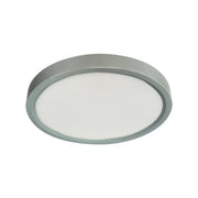 RP Lighting 1Lt 7" Ultra Slim Rnd Disk 15.5W, NK/Frosted - 8536-1BN-HO-90-3K