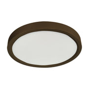 RP Lighting 7" Ultra Slim Round Disk 14W, Brz/Frosted - 8536-1OB-90-3K
