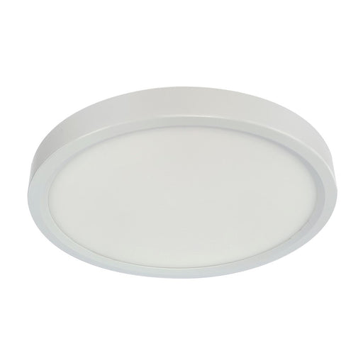 RP Lighting 7" Ultra Slim Round Disk 14W 80CRI, Wht/Frosted - 8536-1WH-80-5CCT