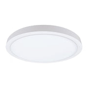 RP Lighting 9" Ultra Slim Round Disk 18W, White/Frosted - 8537WH-90-3K
