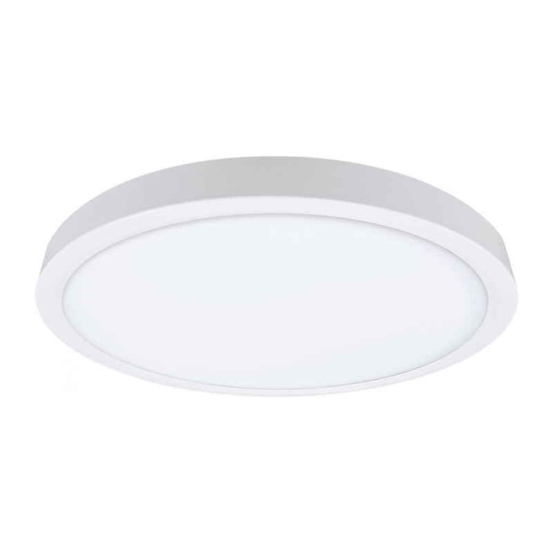 RP Lighting 9" Ultra Slim Round Disk 18W, White/Frosted - 8537WH-90-3K