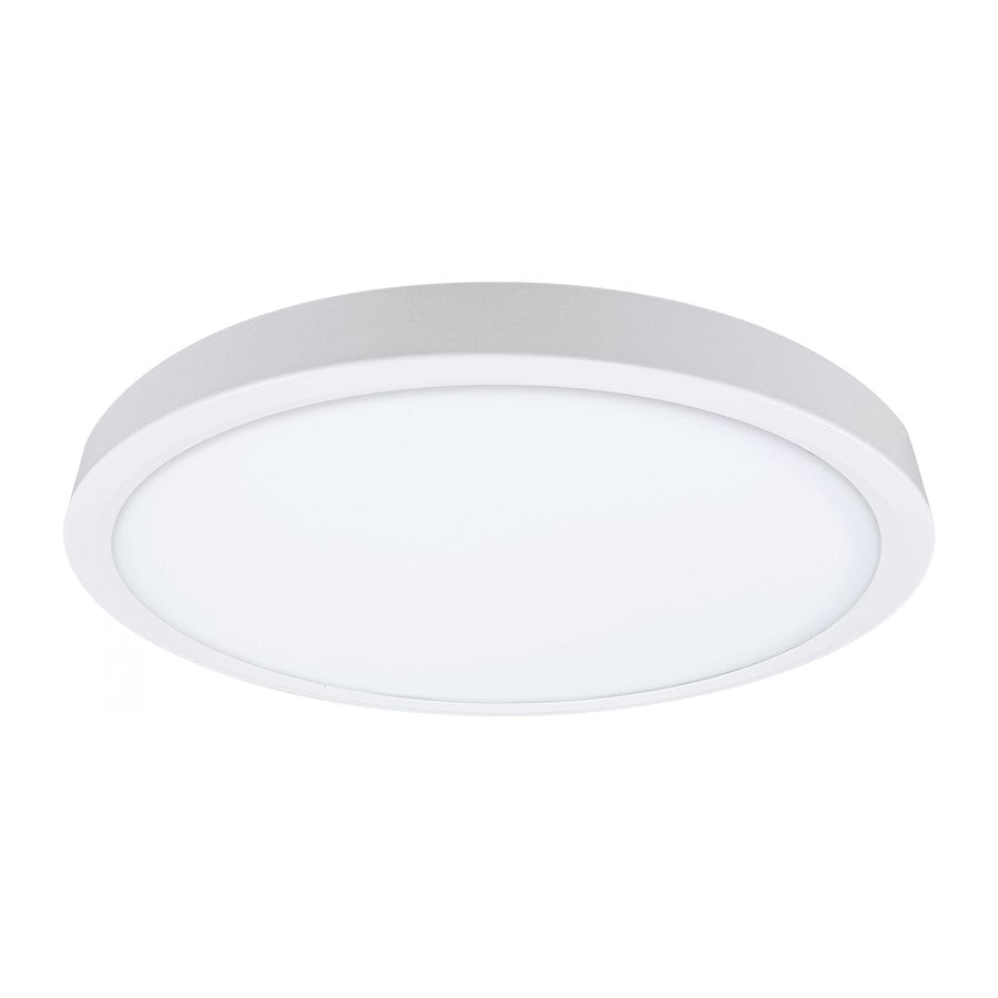 RP Lighting 9" Ultra Slim Round Disk 18W, White/Frosted - 8537WH-90-3K