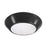 RP Lighting 6" LED Disk Light 15W Flat lens, Black/Frosted - 8538BK-90-3K