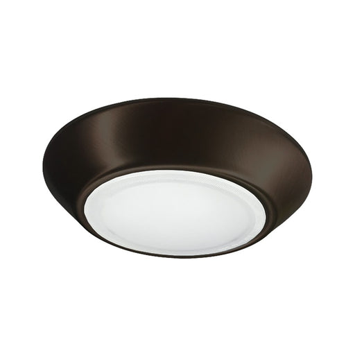 RP Lighting 1Lt 6" LED Disk Light 15W Flat lens, Brz/Frosted - 8538OB-90-3K