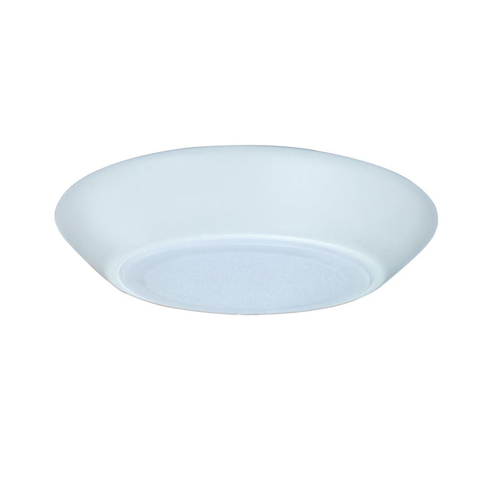 RP Lighting 6" LED Disk Light 15W Flat lens, White/Frosted - 8538WH-90-5CCT