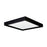 RP Lighting 6" Low Profile Square 15W/4K, Black/White - 8548BK-90-4K