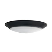 RP Lighting 6in LED Disk 15W Wet 90CRI 4K, Black/Frosted - 8556BK-90-4K