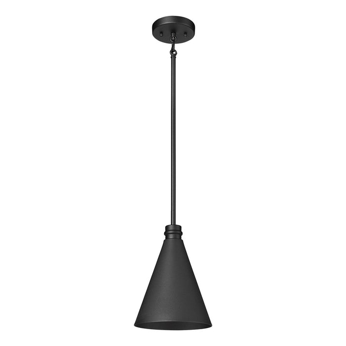 Millennium Lighting Axston 1Lt 12" Outdoor Hanging Lantern, Black