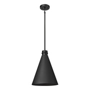 Millennium Lighting Axston 1Lt 18" Outdoor Hanging Lantern, Black - 86104-TBK
