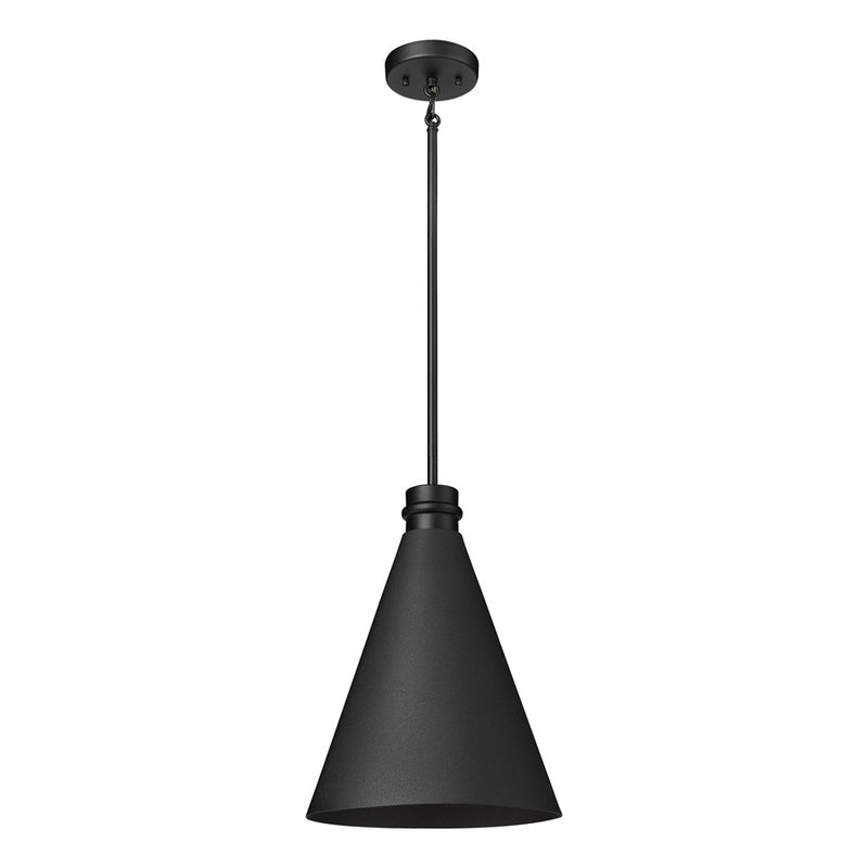 Millennium Lighting Axston 1Lt 18" Outdoor Hanging Lantern, Black - 86104-TBK